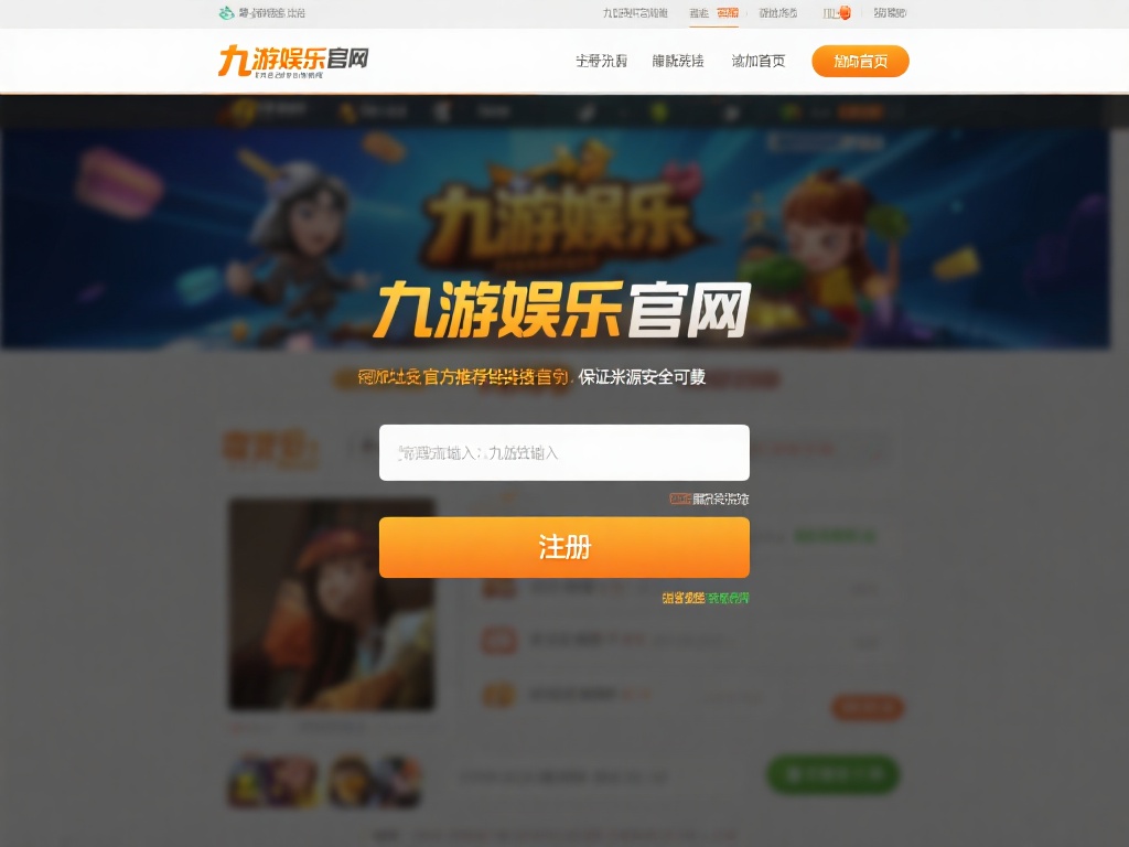 打开官方网站
首先在浏览器中输入九游娱乐官网的网